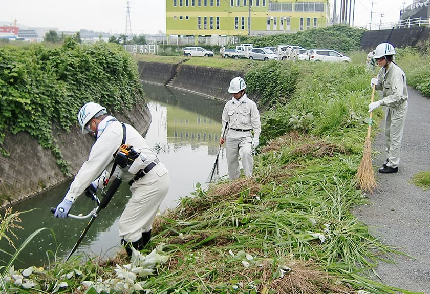 マイリバーサポート(河川の除草清掃活動)