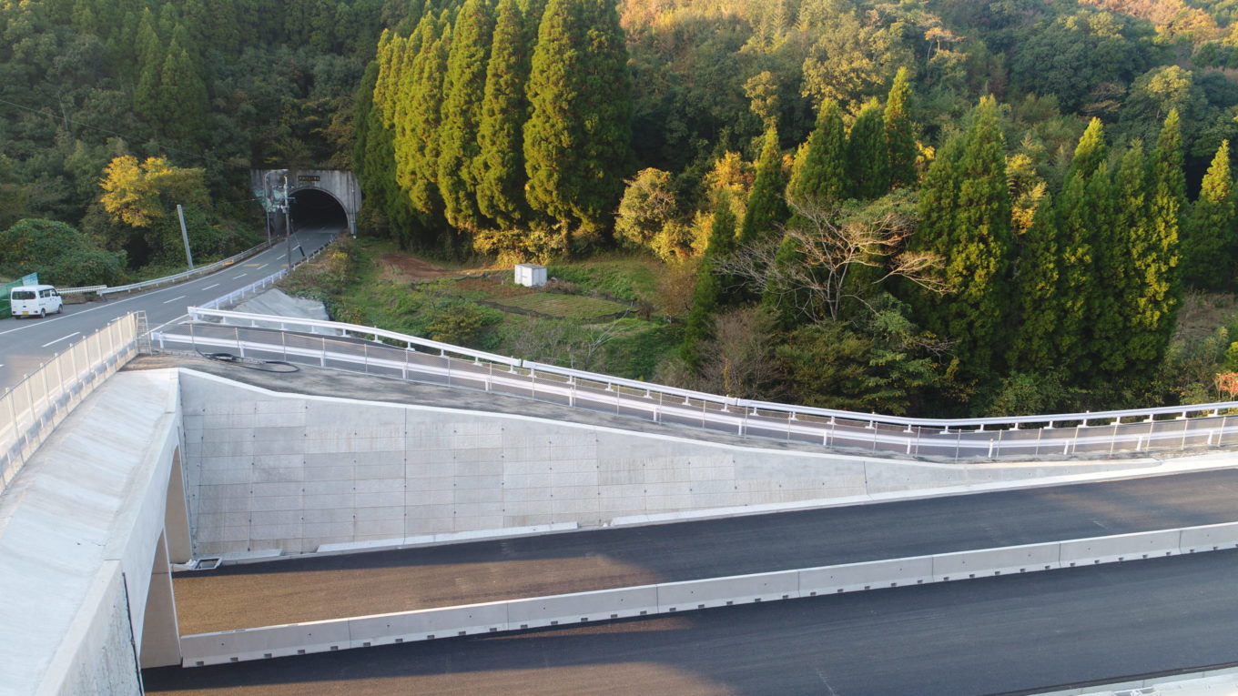 九州横断道（嘉島～山都）倉道地区22期改良イメージ