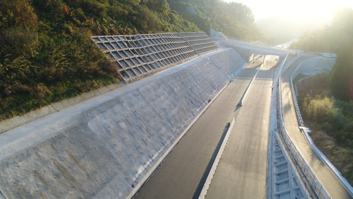 九州横断道（嘉島～山都）倉道地区22期改良イメージ