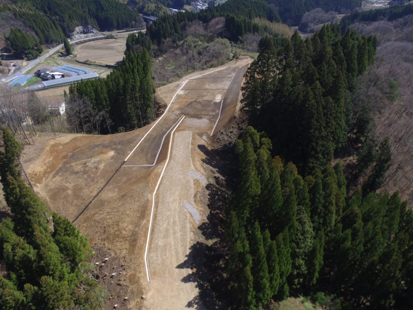 九州横断道（嘉島～山都）梅ノ木地区改良イメージ