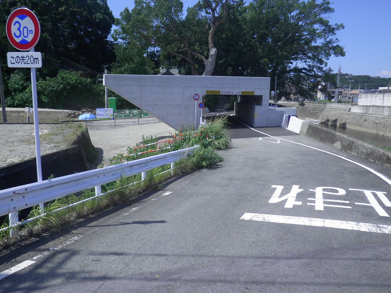 都市計画道路　花園池亀線橋梁下部工イメージ