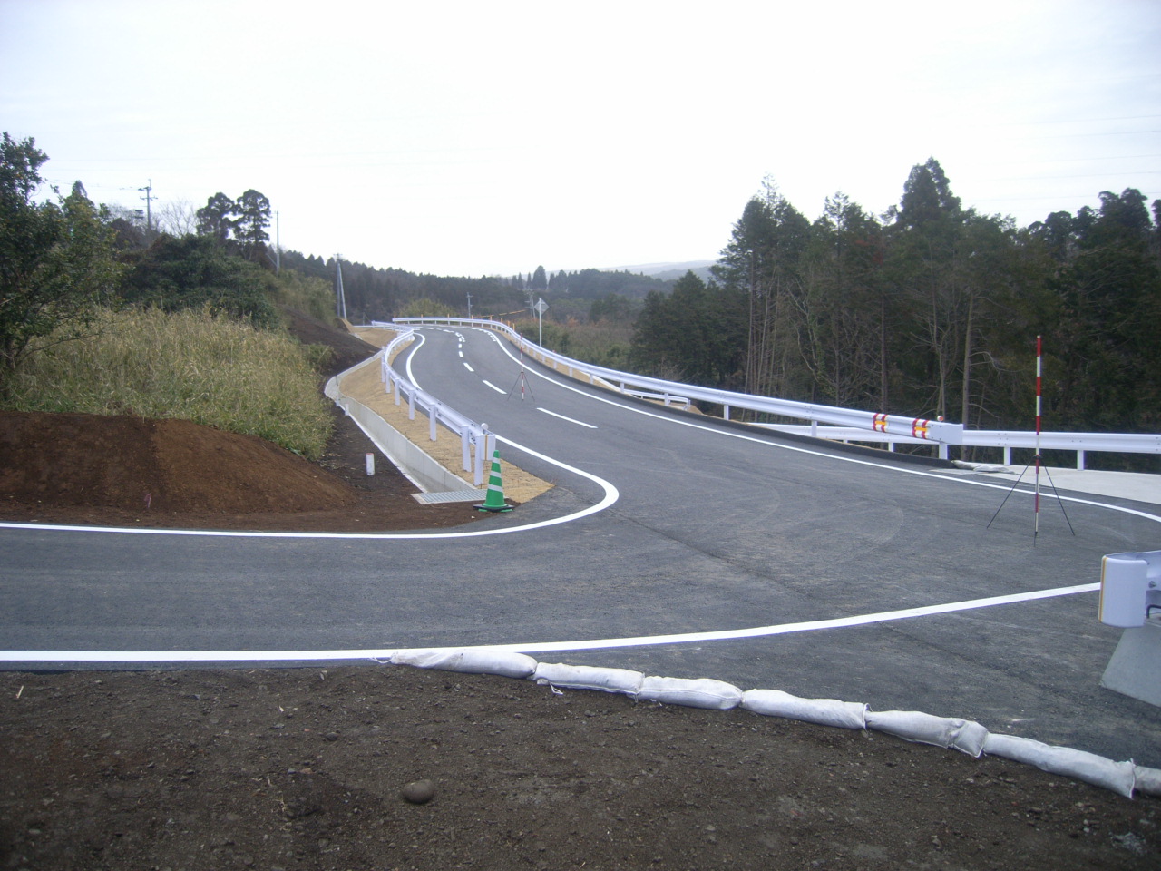 立野ダム瀬田工事用道路（１工区）改良イメージ