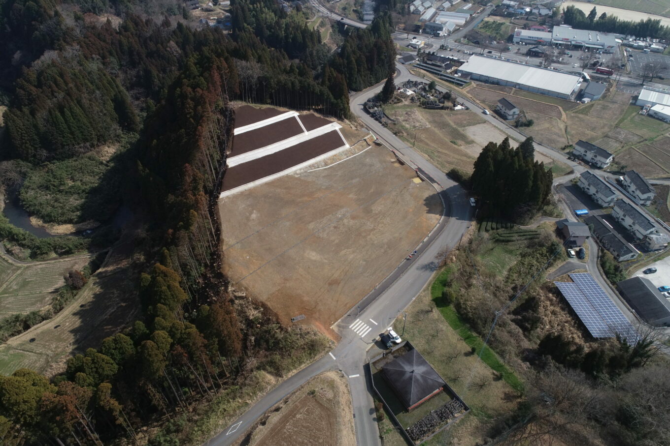 九州横断道（嘉島～山都）城平地区改良イメージ