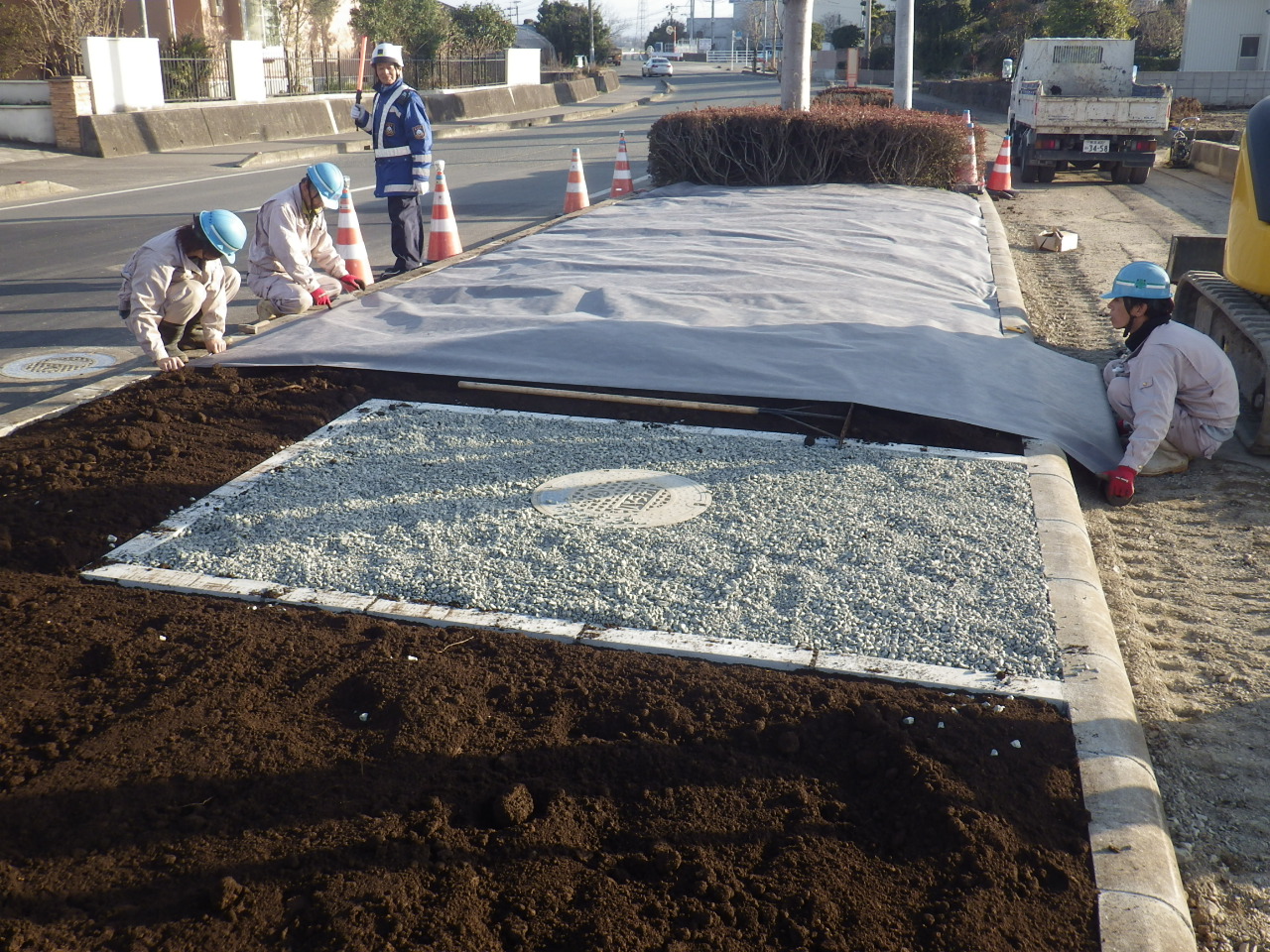 東区沼山津３丁目（上沼山津橋）Φ800粍送水管推進他2件（災害復旧）イメージ