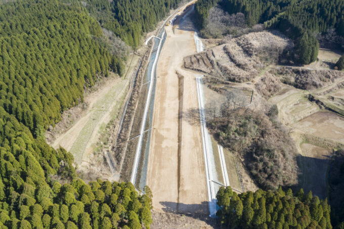 九州横断道（嘉島～山都）中畑地区改良6期イメージ