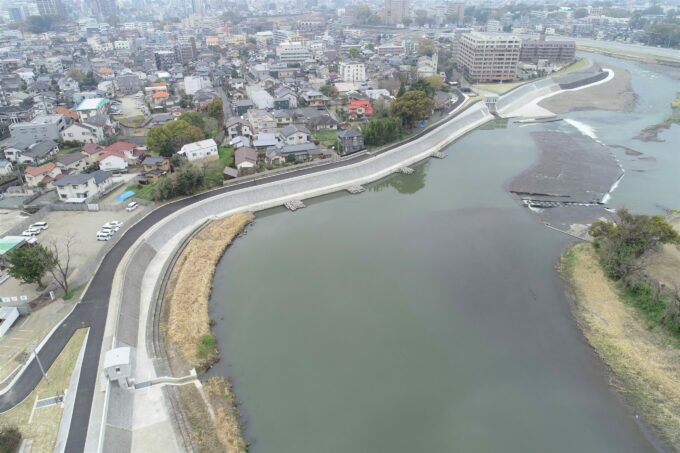 白川渡鹿地区築堤イメージ