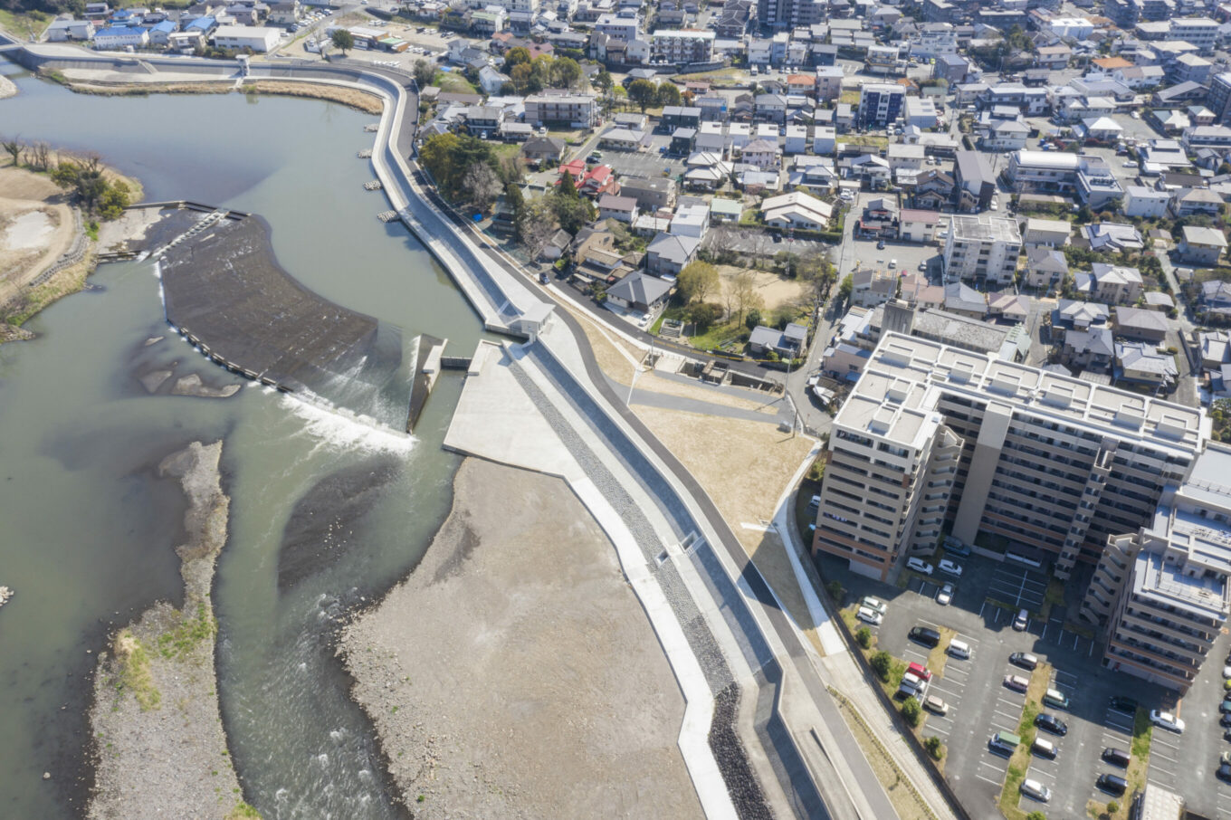 白川渡鹿地区築堤イメージ