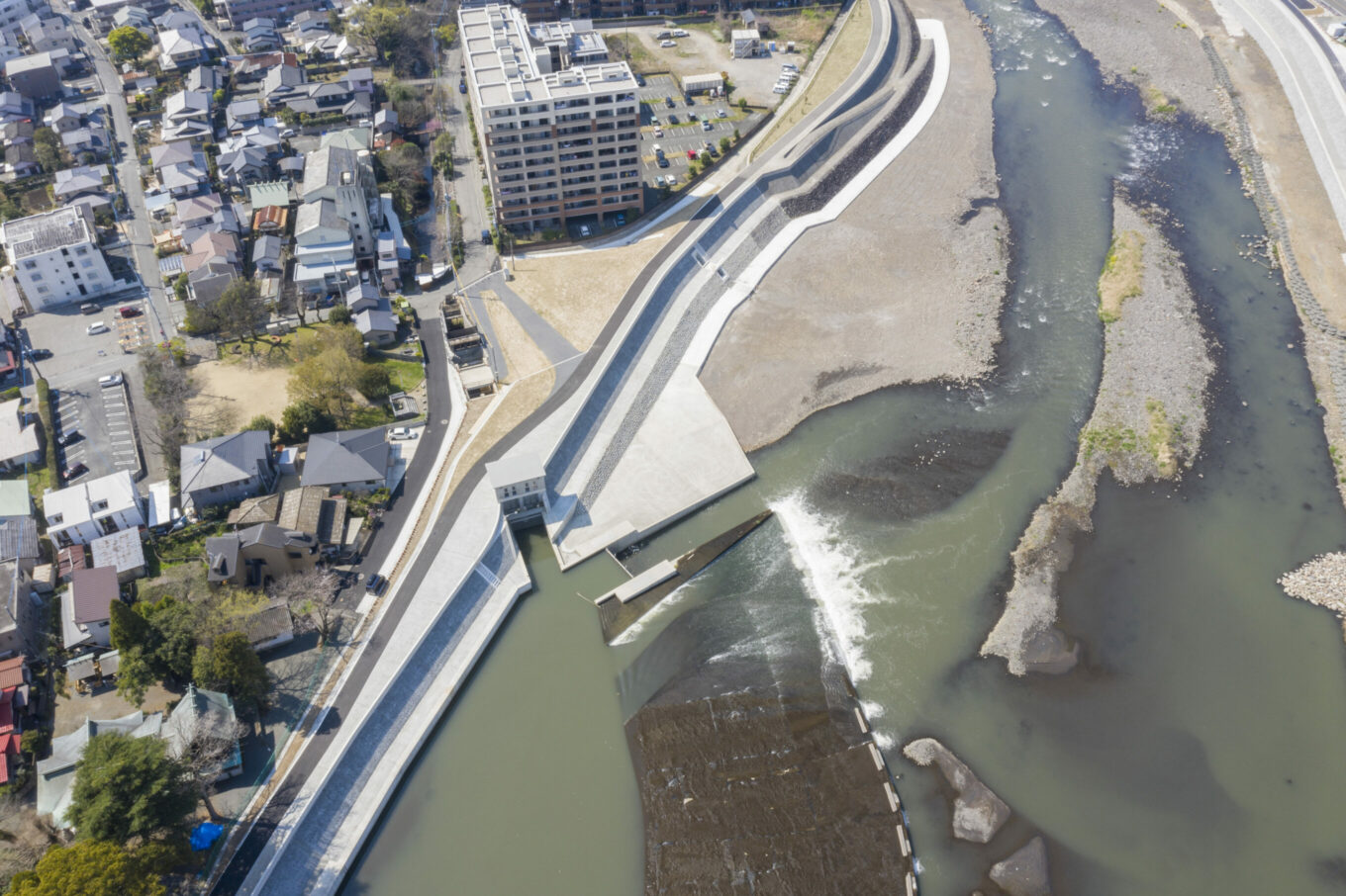 白川渡鹿地区築堤イメージ