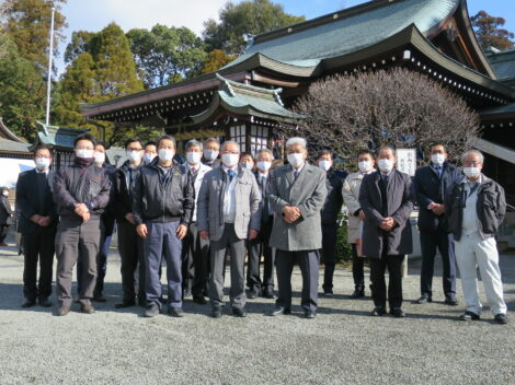 令和3年太樹會合同　新年安全祈願神事を執り行いました！