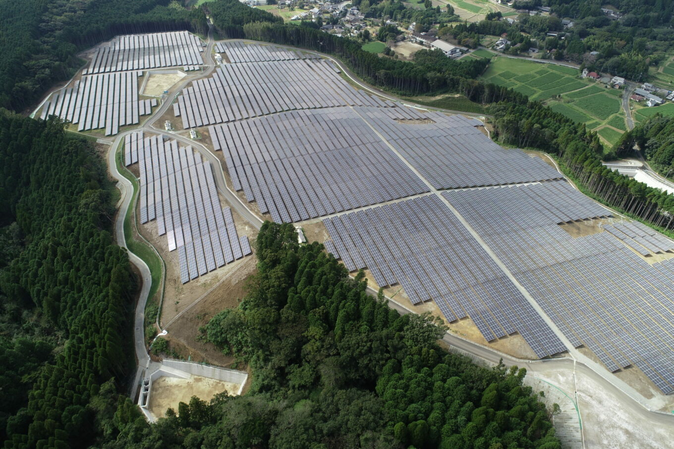 NEP大津町太陽光発電所イメージ