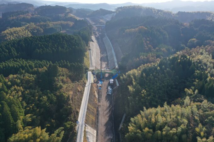 九州中央道　西原地区改良16期工事イメージ