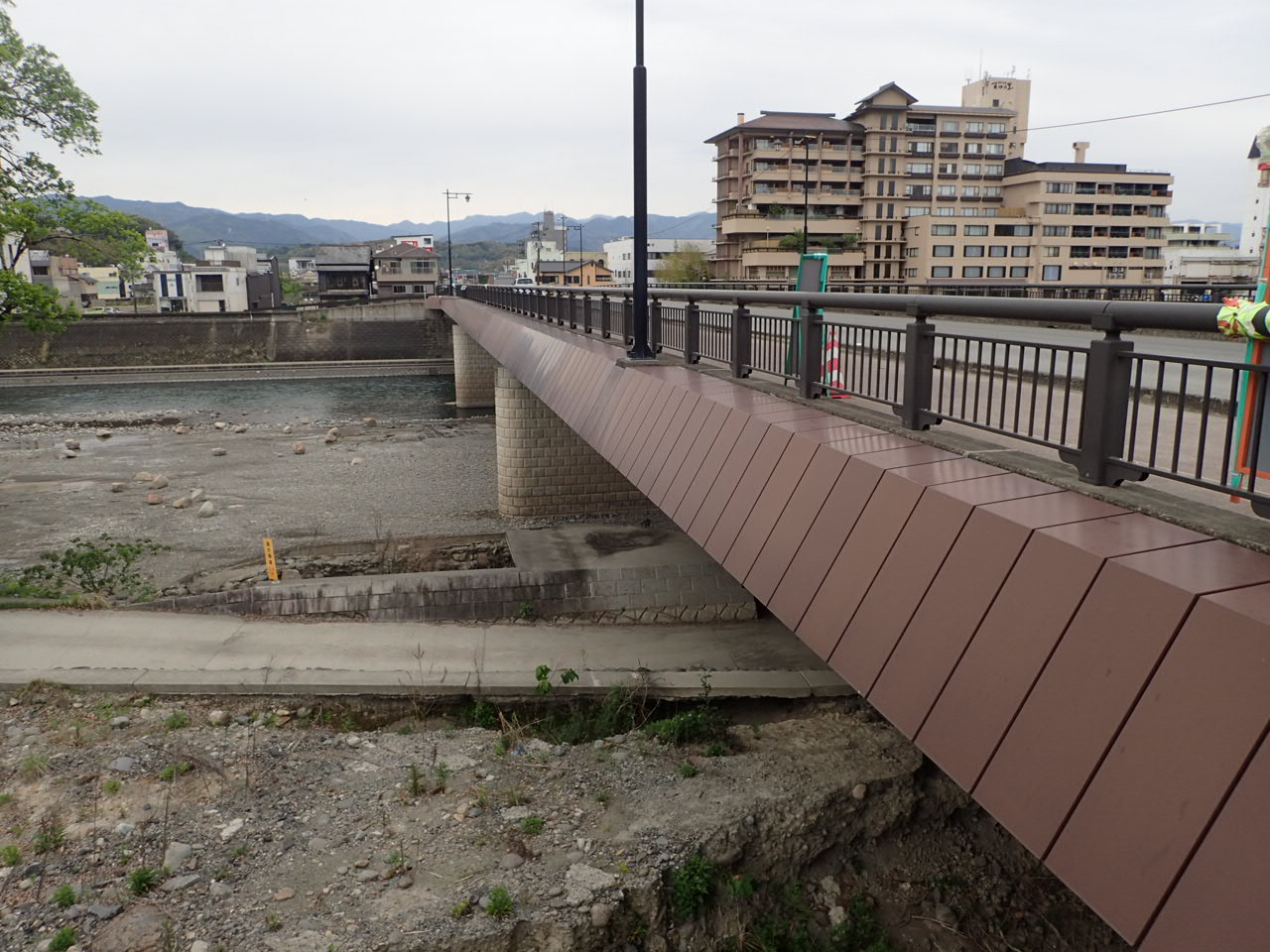 大橋橋梁災害復旧工事イメージ