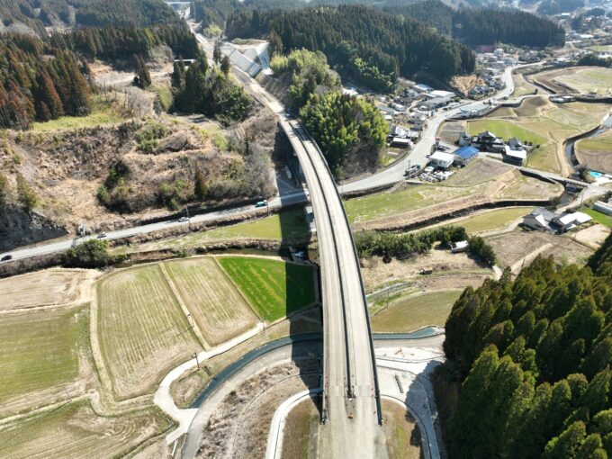 九州中央道　溝曲地区改良2期工事イメージ