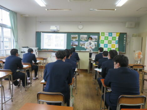 熊本県立球磨工業高校の県内事業所説明会に参加しました！