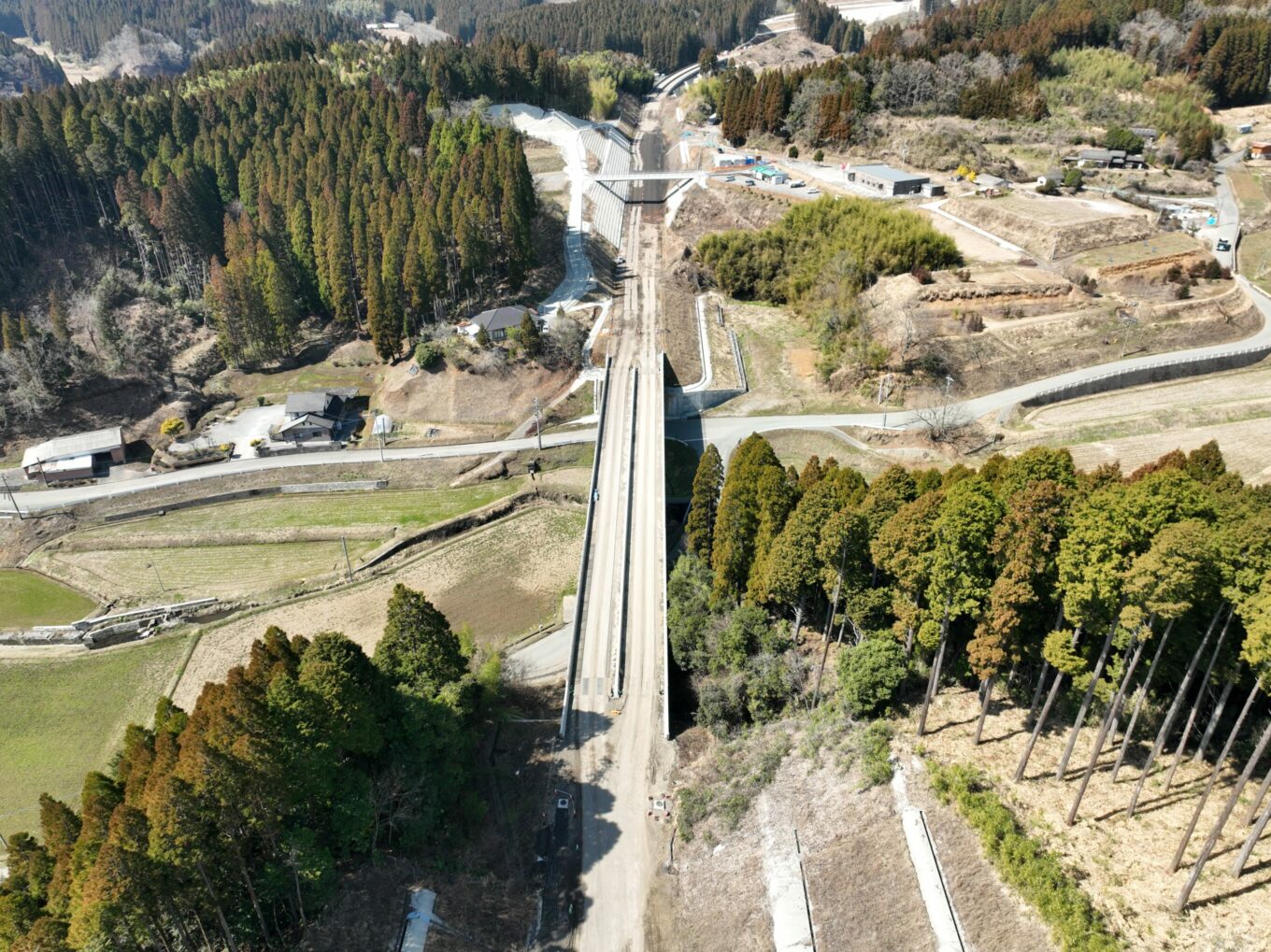 九州中央道　溝曲地区改良2期工事イメージ