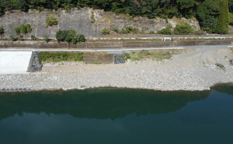 Ｒ５県道災害復旧　白石地区擁壁工（その７）工事イメージ
