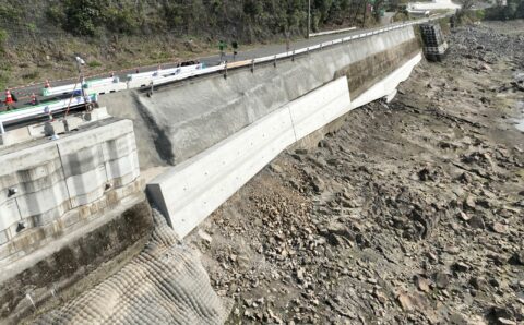Ｒ６国道災害復旧　伊高瀬地区擁壁工（その７）工事