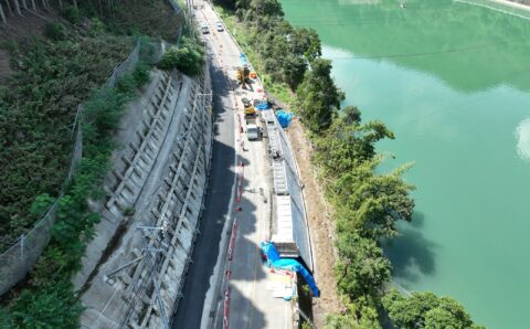Ｒ６国道災害復旧　伊高瀬地区擁壁工（その７）工事
