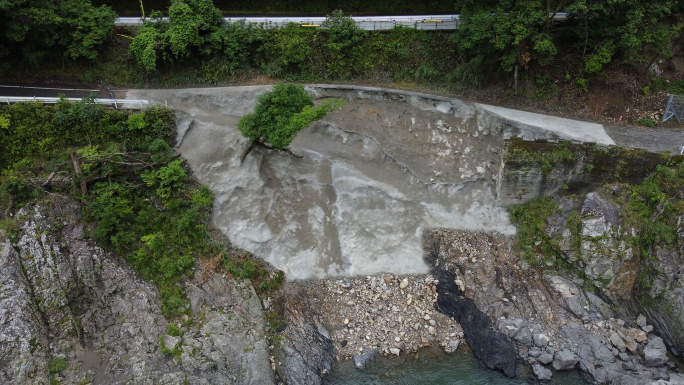 Ｒ５県道災害復旧　大坂間地区擁壁工（その1）外工事イメージ
