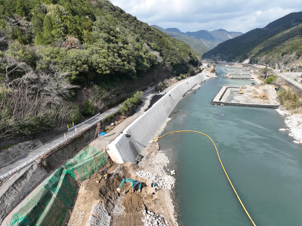 Ｒ５県道災害復旧　白石地区擁壁工（その7）工事イメージ
