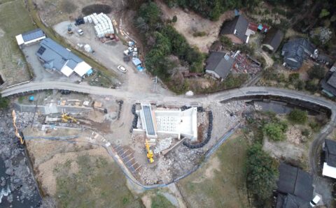 椿谷川河川改修工事