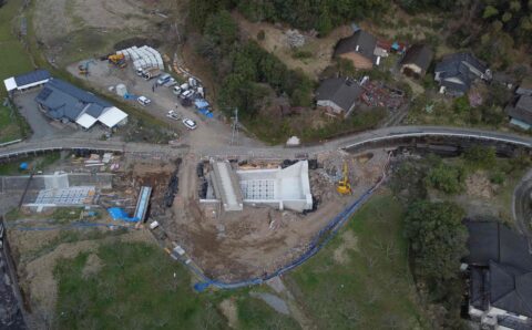 椿谷川河川改修工事