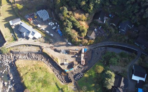 椿谷川河川改修工事