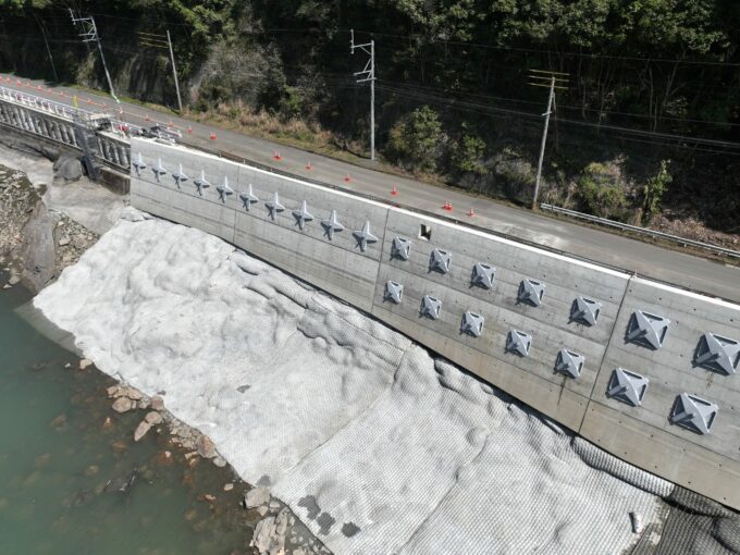 Ｒ６国道災害復旧　伊高瀬地区擁壁工（その７）工事イメージ