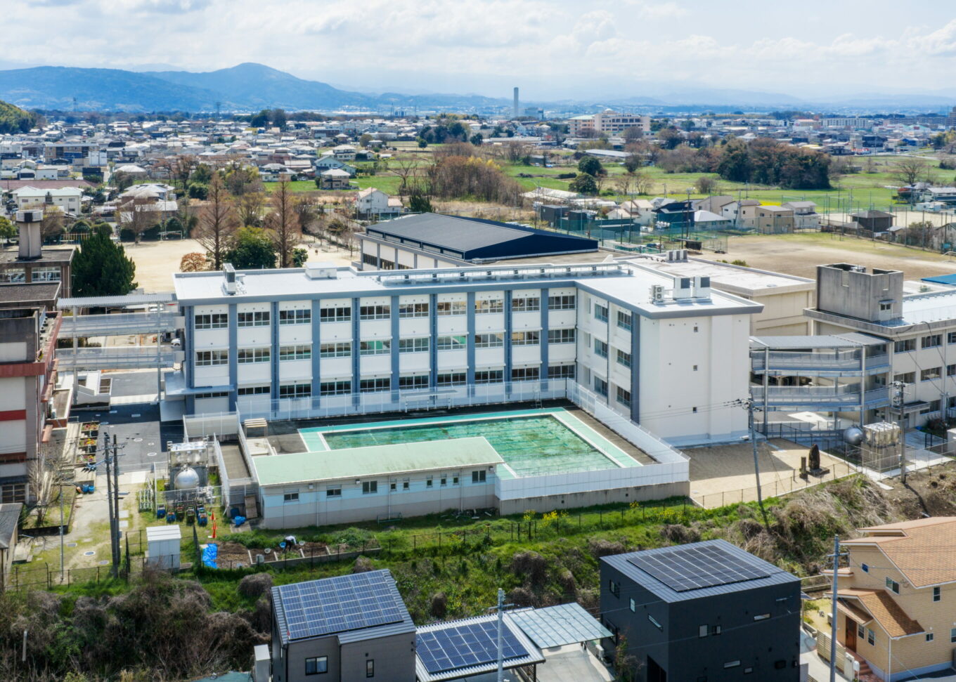 託麻東小・二岡中学校校舎増築イメージ